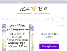 Tablet Screenshot of lulabellshop.com